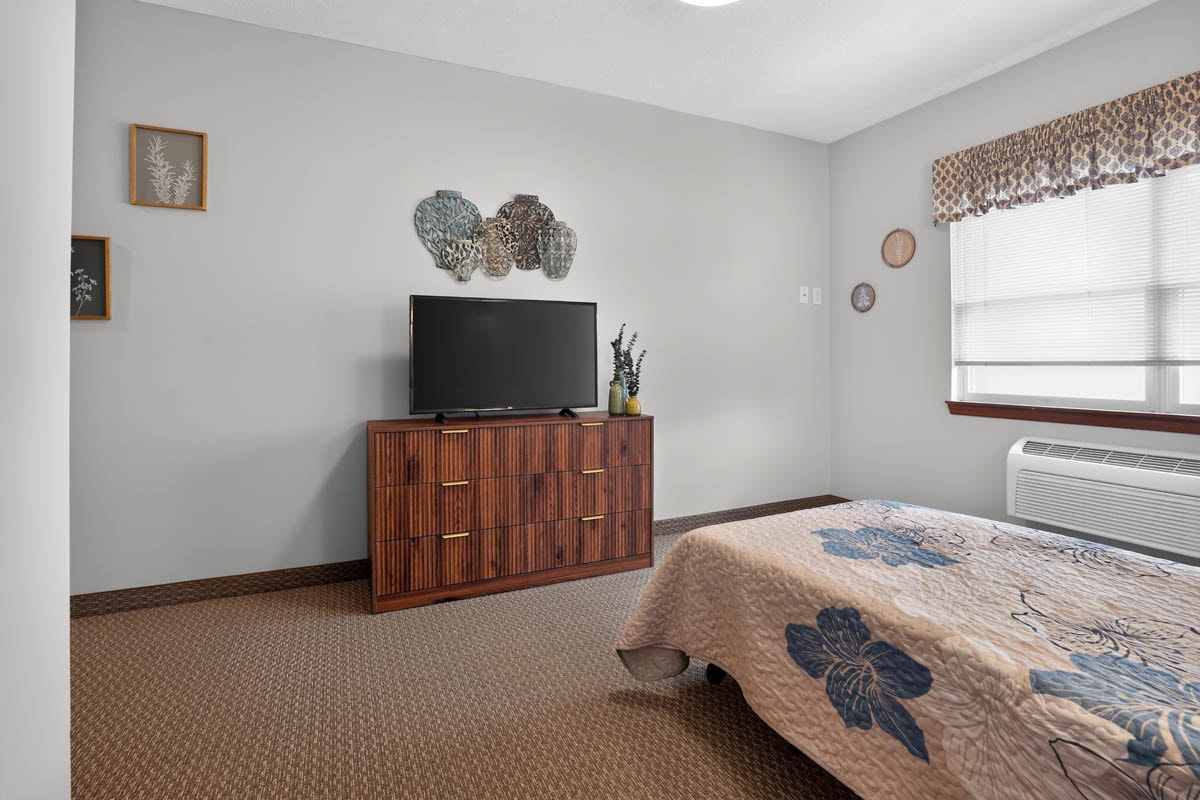 Furnished resident bedroom at Golden Heights