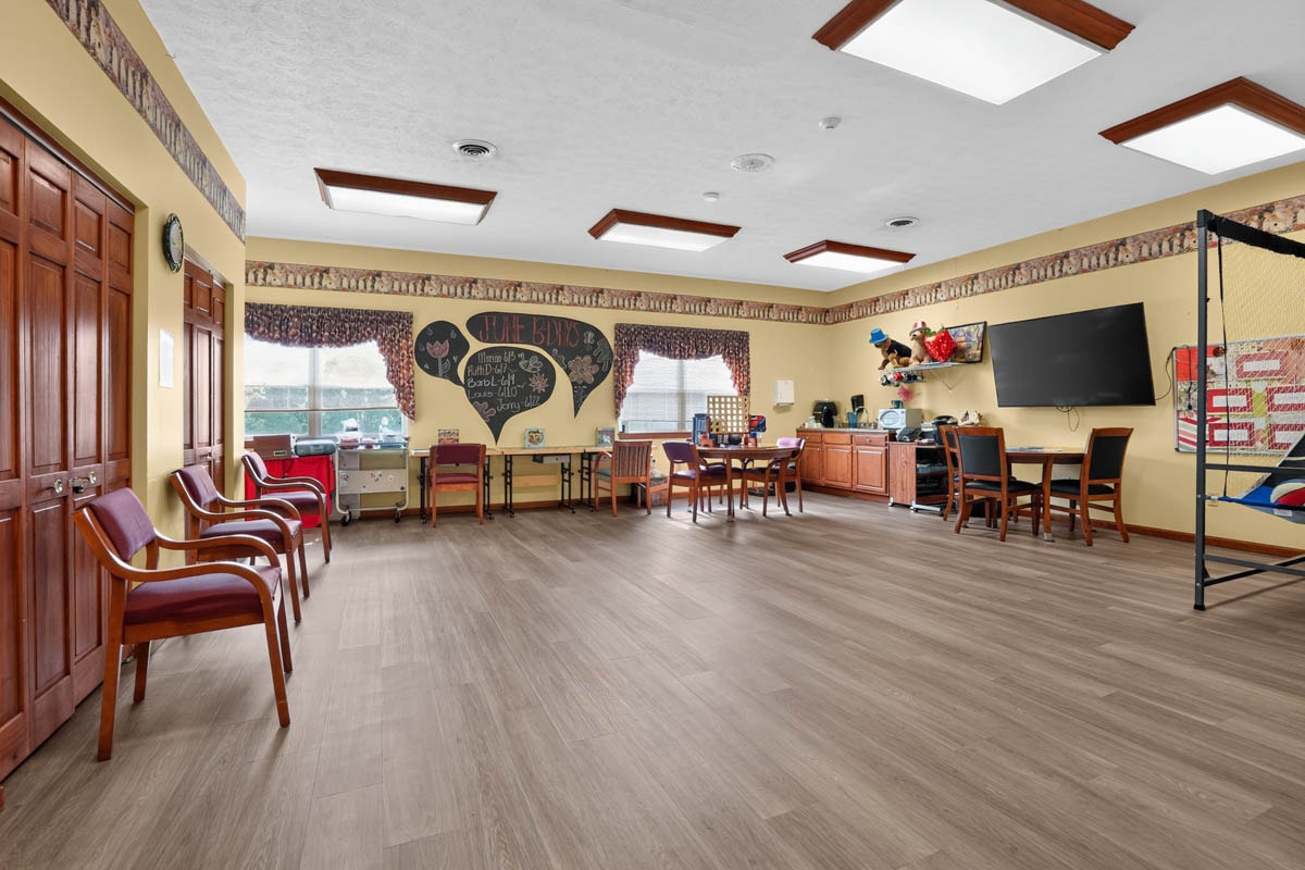 Activity room at Golden Heights