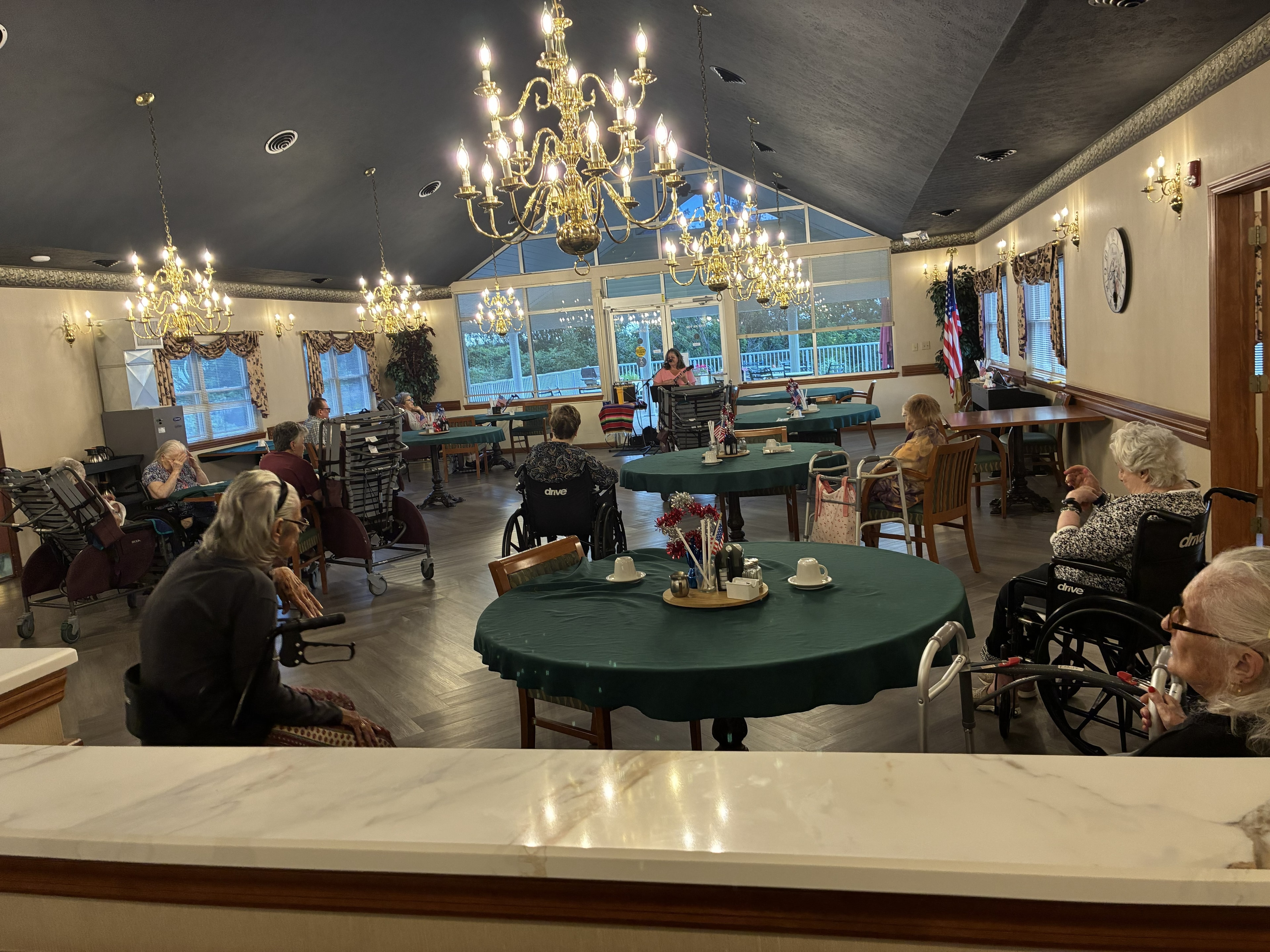 Dining room at Golden Heights